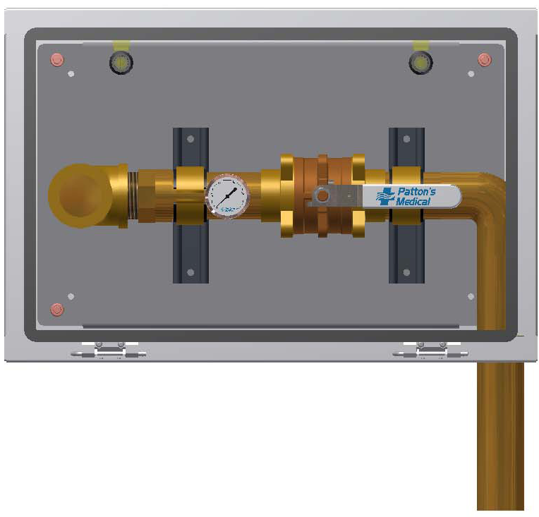 Surface Mount Emergency Oxygen Inlet Station