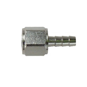 DISS Female Hex Nut, 1/4" Hose Barb