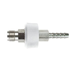 DISS Male, 1/4" Hose Barb With Knob and Check