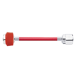 Hose Assembly; Instrument Air; Non Conductive (1/4"); Red; DISS Female, Hand-tight Nut; DISS Female Hex Nut / Nipple