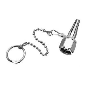 Bay Corporation Tapered Nipple Assembly, with hex nut and 5 in. chain, 1244-6