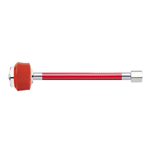 Hose Assembly; Instrument Air; Non Conductive (1/4"); Red; DISS Female, Hand-tight Nut; 1/8 NPT Female Pipe Thread