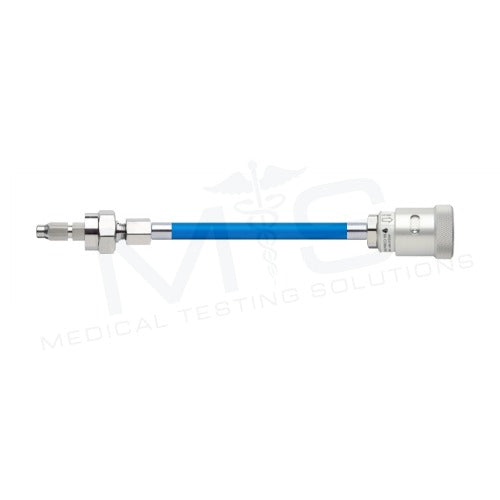 Nitrous Oxide Hose; Conductive; Schrader Adaptor, Non-Swivel; Schrader Coupler