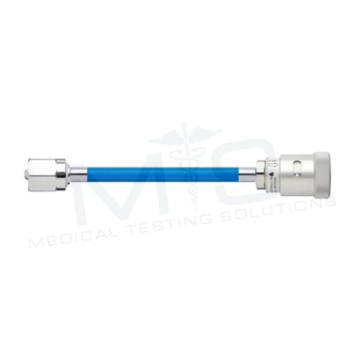 Nitrous Oxide Hose; Conductive; DISS Female, Hex Nut; Schrader Coupler