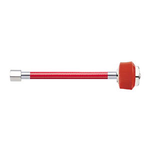 Hose Assembly; Instrument Air; Non Conductive (1/4"); Red; 1/8 NPT Female Pipe Thread; DISS Female HT Nut / Nipple