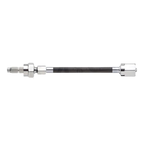 Nitrogen Hose; Conductive; Schrader Adaptor, Non-Swivel; DISS Female, Hex Nut