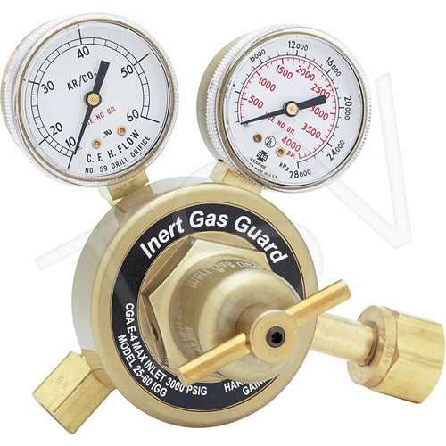 Harris Industrial 3000433, REG, 25GX-40-IGG-580 - Model 25 IGG - Flowgauge Regulator with Inert Gas Guard