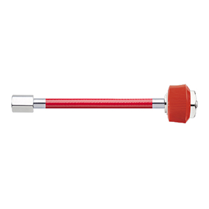 Hose Assembly; Instrument Air; Non Conductive (1/4"); Red; 1/4 NPT Female Pipe Thread; DISS Female HT Nut / Nipple