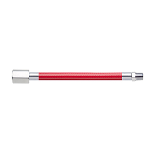 Hose Assembly; Instrument Air; Non Conductive (1/4"); Red; 1/4 NPT Female Pipe Thread; 1/8 NPT Male Pipe Thread