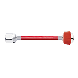 Hose Assembly; Instrument Air; Non Conductive (1/4"); Red; DISS Female Hex Nut / Nipple; DISS Female HT Nut / Nipple