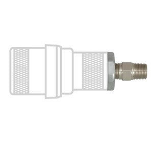 Schrader Style Female Check Units, 1/8" NPT Male