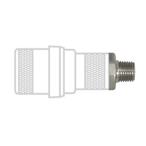 Schrader Style Female Check Units, 1/4" NPT Male