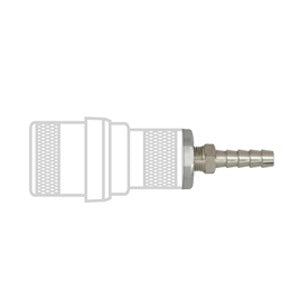 Schrader Style Female Check Units, 1/4" Hose Barb