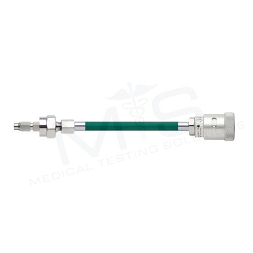 Oxygen Hose; Conductive; Schrader Adaptor, Non-Swivel; Schrader Coupler