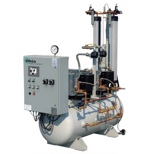 Ohio Medical 7.5hp & 10hp Oil-Less Rotary Scroll Compressor Air Systems