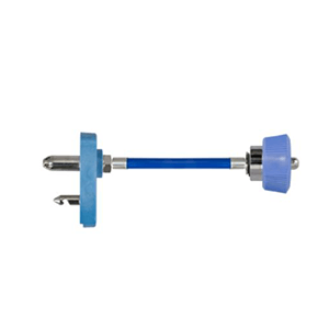 Nitrous Oxide Hose; Non-Conductive (1/4"); Chemetron Adaptor; DISS Female, Hand-tight Nut