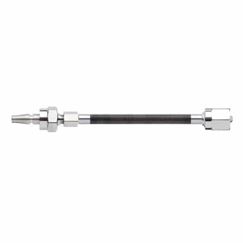 Nitrogen Hose; Conductive; Schrader AIR Adaptor, Non-Swivel; DISS Female, Hex Nut