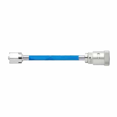 Nitrous Oxide Hose; Conductive; DISS Female, Hex Nut; Schrader Coupler