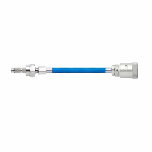 Nitrous Oxide Hose; Conductive; Schrader Adaptor, Non-Swivel; Schrader Coupler