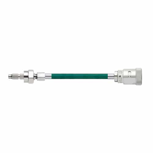 Oxygen Hose; Conductive; Schrader Adaptor, Non-Swivel; Schrader Coupler