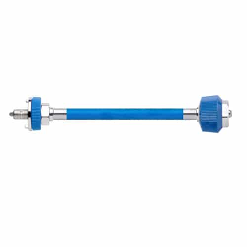 Nitrous Oxide Hose; Conductive (1/4"); Ohmeda Adaptor; DISS Female, Hand Tight Nut