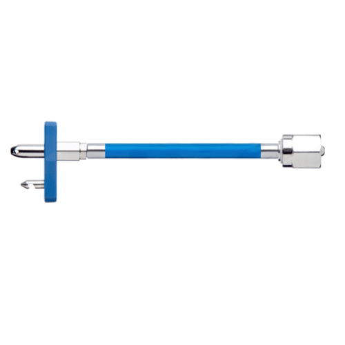 Nitrous Oxide Hose; Conductive (1/4"); Chemetron Adaptor; DISS Female, Hex Nut