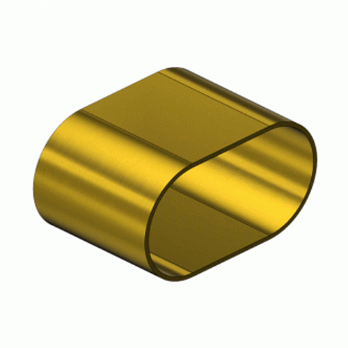 Superior 9593, Oval Brass Dual Hose Braces