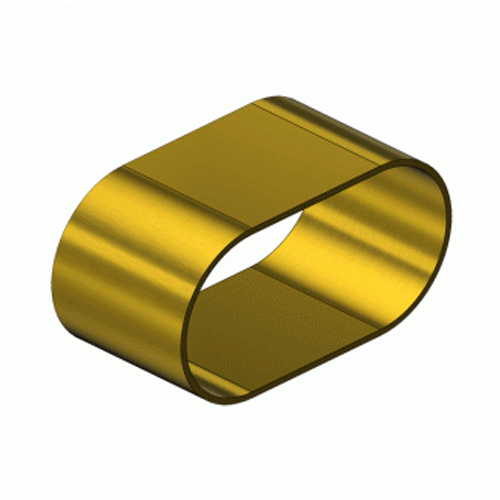 Superior 9940P, Oval Brass Dual Hose Braces