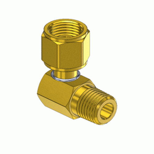 Superior A-194, 90 External Hose Coupler to Internal Swivel Nut