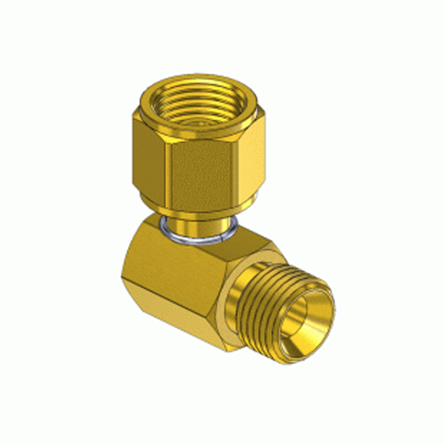 Superior A-322, 90 External Hose Coupler to Internal Swivel Nut