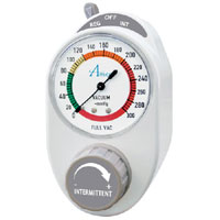 Amico Suction Regulator - Analog, Continuous 3 mode, USA, Tubing Nipple , DISS Handtight, SRA-C3UT-DH