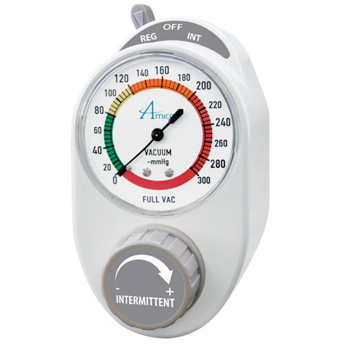 Amico Suction Regulator - Analog, Pediatric Continuous, USA, DISS Male, Puritan Bennett