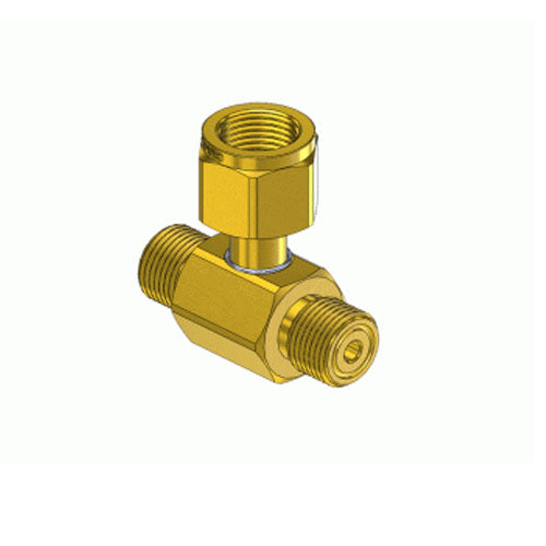 Superior C-2320, Brass CGA Manifold Coupler Tee
