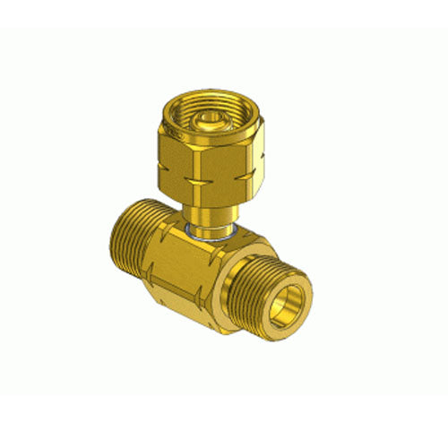 Superior C-2677, Brass CGA Manifold Coupler Tee