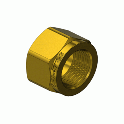 Superior DN-477-06, DIN-6 Inert Gases Hex Nut