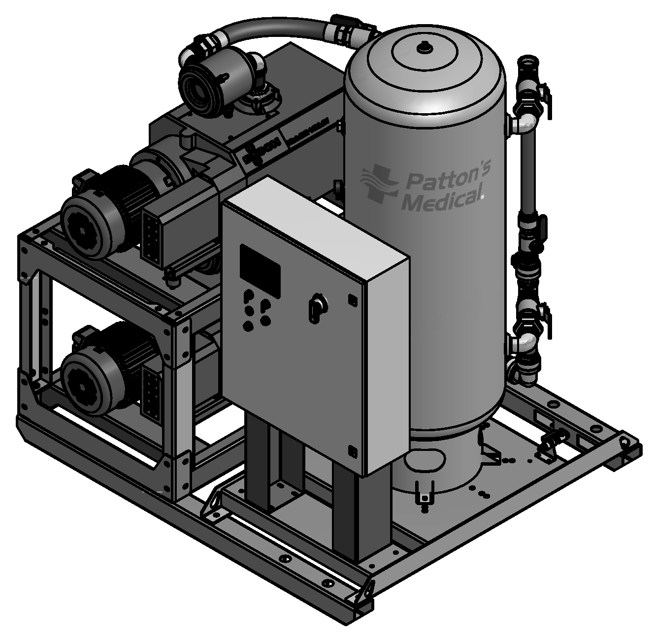 Amico 10 HP Duplex Claw Single Point Connection v-ccd-d-200p-ss-n-100-ms