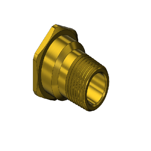 Superior FL-ZC-08, FLANGE, ZC 1/2-14 NPTM