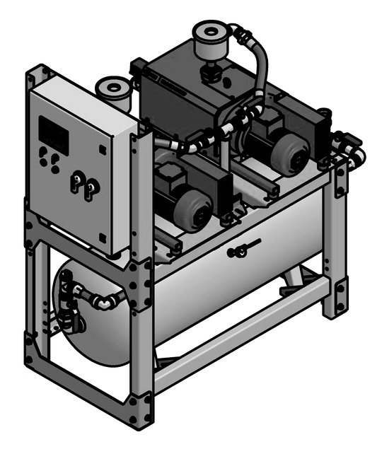 Amico 5.4 HP Duplex Claw Horizontal Tankmount