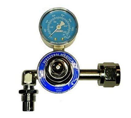 Western  M1-326-P, Nitrous Oxide Single Stage Preset 50 PSI Pressure Healthcare Regulator