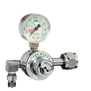 Western  M1-320-P, Carbon Dioxide Single Stage Preset 50 PSI Pressure Healthcare Regulator