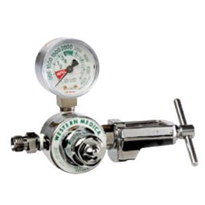 Western  M1A-940-P, Carbon Dioxide Single Stage Preset 50 psi Pressure Healthcare Regulator