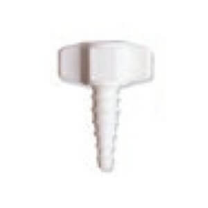 Western  Nut and Nipple to Tapered Barb (White), M24-45PW