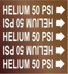 Seton Pipe Marker HELIUM 50 PSI