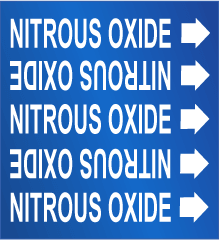 Seton Pipe Marker NITROUS OXIDE