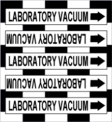 Seton Pipe Marker Laboratory Vacuum