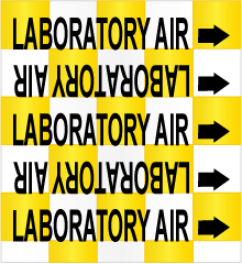 Seton Pipe Marker LABORATORY AIR