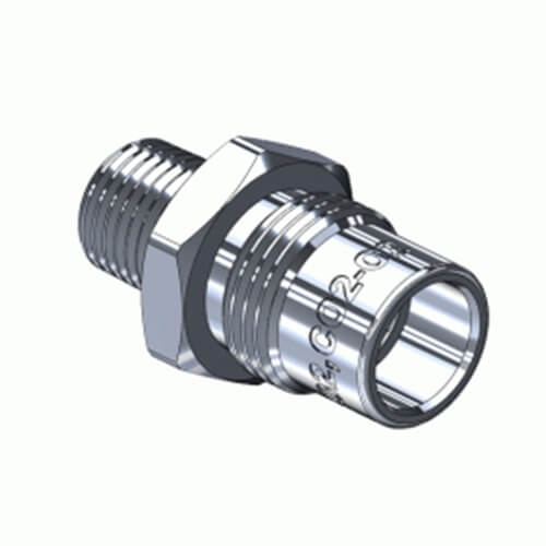 Superior MA-732, DISS-1080-A Body-Adaptor for CO2, CO2/O22 Mixture