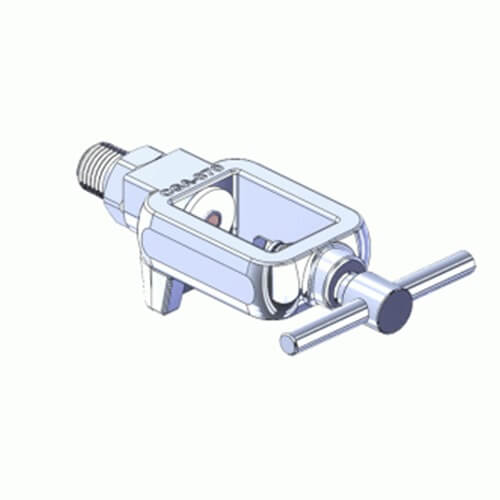 Superior MFY-870-4, Pin Indexed Yoke w/ T-Handle for CGA-870 Oxygen