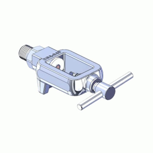 Superior MFY-940-4, Pin Indexed Yoke w/ T-Handle for CGA-940 CO2/Oxygen Mixture w/ CO2 over 7%