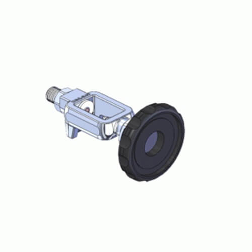 Superior MFY-940-4H, Pin Indexed Yoke w/ HT Grip for CGA-940 CO2/Oxygen Mixture w/ CO2 over 7%